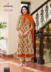 Rupali By Rangoon Pure Cotton Anarkali Kurti With Bottom Dupatta
